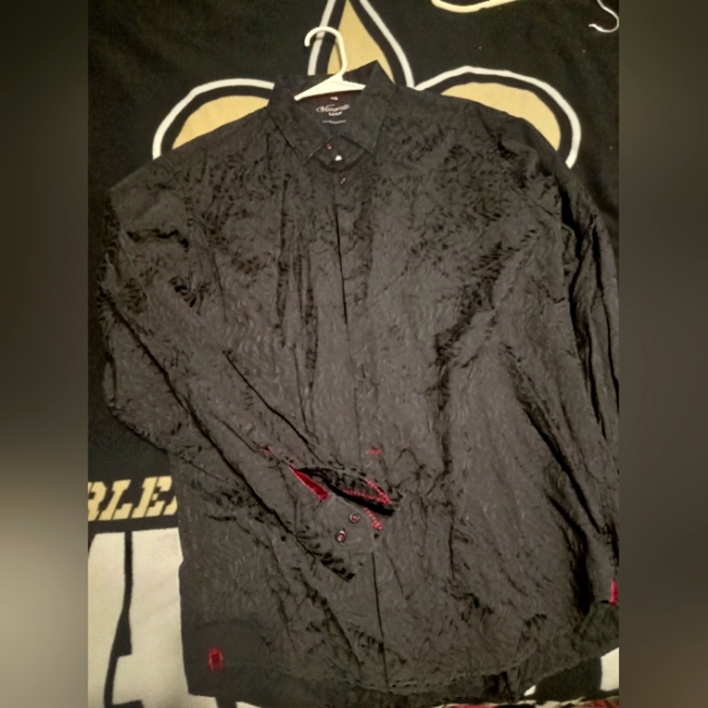 ViscottiBlack DressShirt Size XL